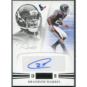 2011 Panini Playbook #56 Brandon Harris RC Autograph /299
