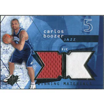 2004/05 Upper Deck SPx Winning Materials #CB Carlos Boozer