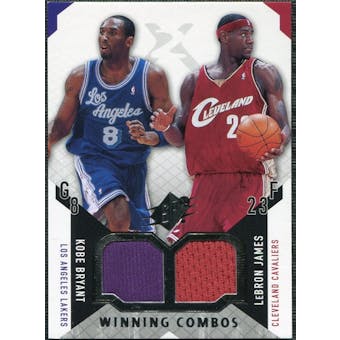 2004/05 Upper Deck SPx Winning Materials Combos #BJ Kobe Bryant LeBron James
