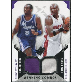 2004/05 Upper Deck SPx Winning Materials Combos #BO Kobe Bryant/Lamar Odom