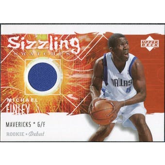 2005/06 Upper Deck Rookie Debut Sizzling Swatches #MF Michael Finley