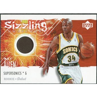 2005/06 Upper Deck Rookie Debut Sizzling Swatches #RA Ray Allen