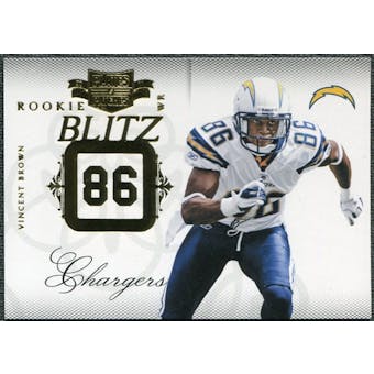 2011 Panini Plates and Patches Rookie Blitz #11 Vincent Brown /249
