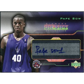 2004/05 Upper Deck Pro Sigs Pro Signs Rookies #PS Pape Sow Autograph