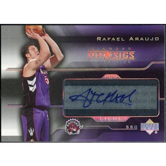 2004/05 Upper Deck Pro Sigs Pro Signs Rookies #RA Rafael Araujo Autograph