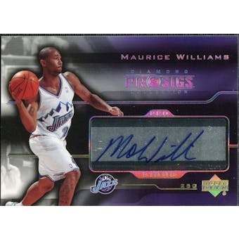 2004/05 Upper Deck Pro Sigs Pro Signs #MW Maurice Williams Autograph