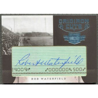 2011 Panini Plates and Patches Gridiron Cut Autographs #3 Bob Waterfield Autograph /10