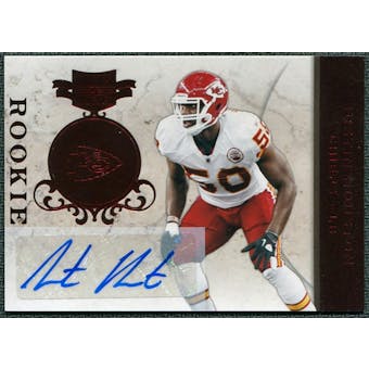2011 Panini Plates and Patches #144 Justin Houston RC Autograph /405