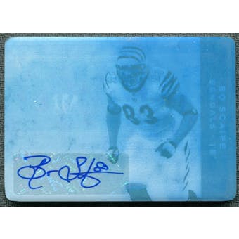 2011 Panini Plates and Patches Printing Plates Cyan #93 Bo Scaife Autograph 1/1