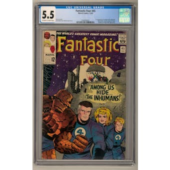 Fantastic Four #45 CGC 5.5 (OW-W) *1590656001*