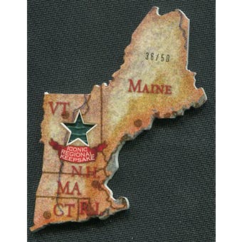 2011 Topps Allen and Ginter State Map Relics #1 New England 36/50