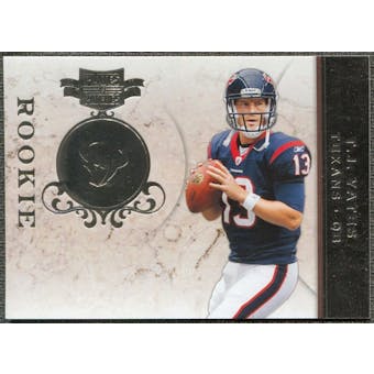 2011 Panini Plates and Patches Silver #176 T.J. Yates RC /100