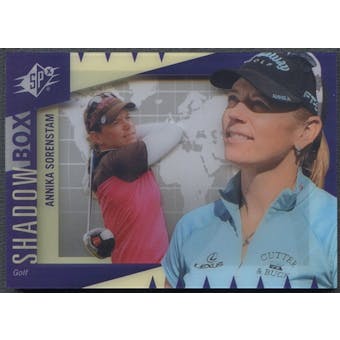 2011 Upper Deck World of Sports #SBAS Annika Sorenstam SPx Shadow Box