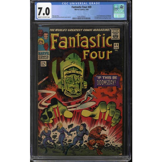 Fantastic Four #49 CGC 7.0 (C-OW) *1561255021*