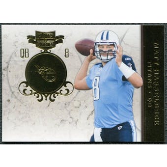 2011 Panini Plates and Patches Gold #37 Matt Hasselbeck /50