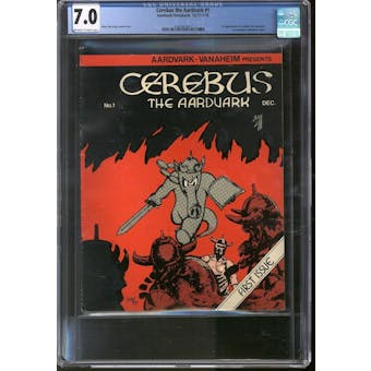 Cerebus the Aardvark #1 CGC 7.0 (OW-W) *1561421001*