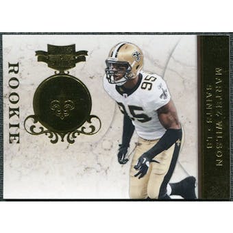 2011 Panini Plates and Patches Gold #153 Martez Wilson /50