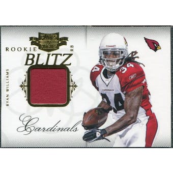 2011 Panini Plates and Patches Rookie Blitz Materials #35 Ryan Williams /299