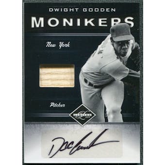2011 Panini Limited Moniker Bats #12 Dwight Gooden Autograph /62