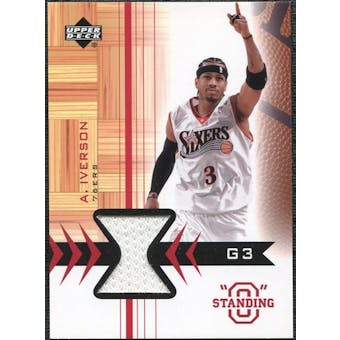 2003/04 Upper Deck Standing O Swatches #AIPH Allen Iverson