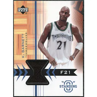 2003/04 Upper Deck Standing O Swatches #KGPH Kevin Garnett