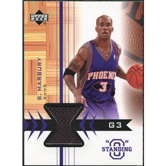 2003/04 Upper Deck Standing O Swatches #SMPH Stephon Marbury