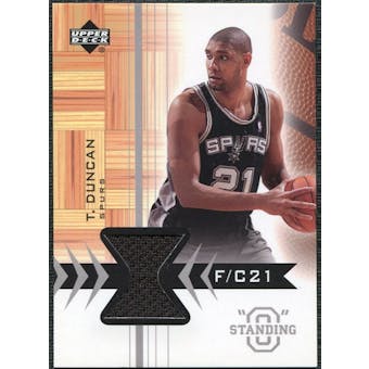 2003/04 Upper Deck Standing O Swatches #TDPH Tim Duncan