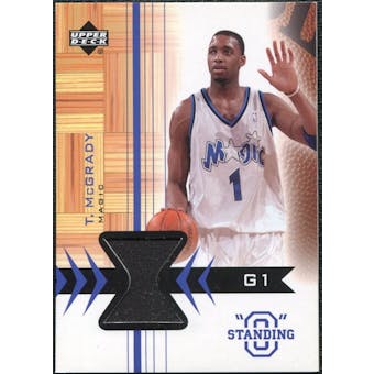 2003/04 Upper Deck Standing O Swatches #TMPH Tracy McGrady