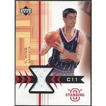2003/04 Upper Deck Standing O Swatches #YMPH Yao Ming