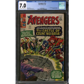 Avengers #13 CGC 7.0 (OW-W) *1562855002*