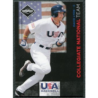 2011 Panini Limited USA Baseball National Team #12 David Lyon /199