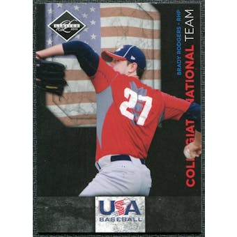 2011 Panini Limited USA Baseball National Team #19 Brady Rodgers /199