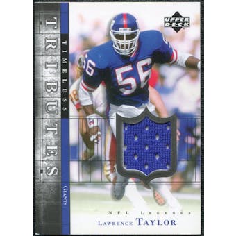 2001 Upper Deck Legends Timeless Tributes Jersey #TTLT Lawrence Taylor