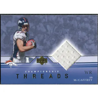 2001 Upper Deck Championship Threads #CTEM Ed McCaffrey