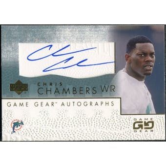 2001 Upper Deck UD Game Gear Autographs #CCGS Chris Chambers Autograph