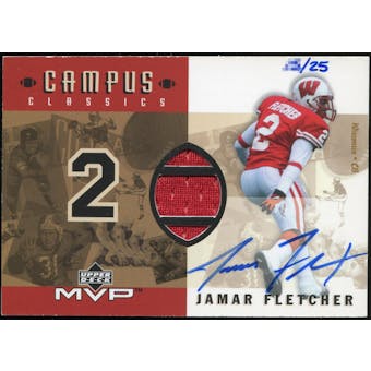 2001 Upper Deck Campus Classics Game Jerseys Autographs #CCSJF Jamar Fletcher /25