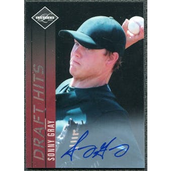 2011 Panini Limited Draft Hits Signatures #20 Sonny Gray Autograph /149