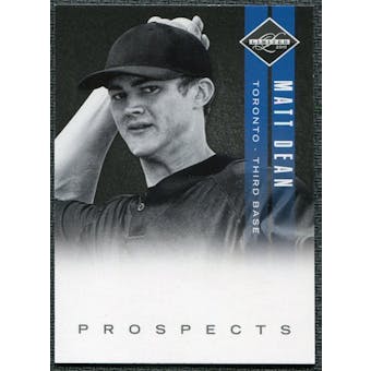 2011 Panini Limited Prospects #13 Matt Dean /249
