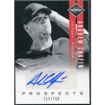 2011 Panini Limited Prospects Signatures #5 Andrew Chafin Autograph /750