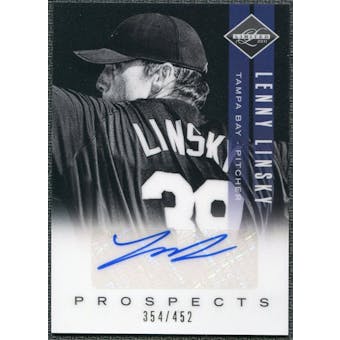 2011 Panini Limited Prospects Signatures #15 Lenny Linsky Autograph /452