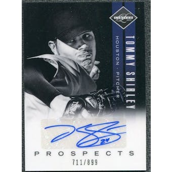 2011 Panini Limited Prospects Signatures #16 Tommy Shirley Autograph /899