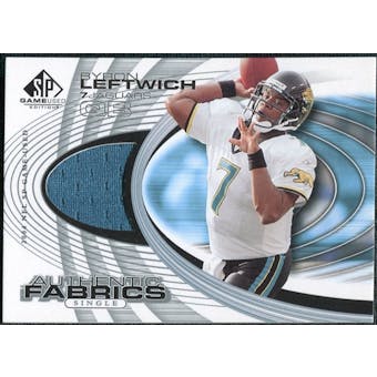 2004 Upper Deck SP Game Used Edition Authentic Fabric #AFBL Byron Leftwich