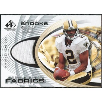 2004 Upper Deck SP Game Used Edition Authentic Fabric #AFBR Aaron Brooks