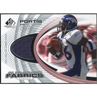 2004 Upper Deck SP Game Used Edition Authentic Fabric #AFCL Clinton Portis