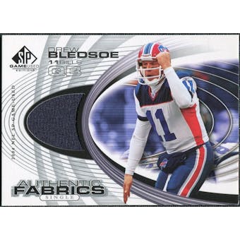2004 Upper Deck SP Game Used Edition Authentic Fabric #AFDR Drew Bledsoe
