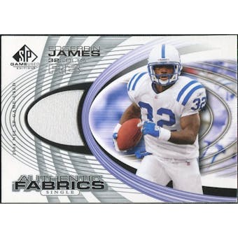 2004 Upper Deck SP Game Used Edition Authentic Fabric #AFEJ Edgerrin James