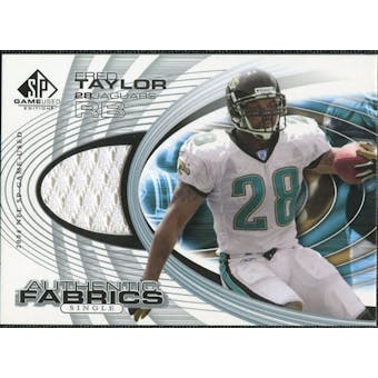 2004 Upper Deck SP Game Used Edition Authentic Fabric #AFFT Fred Taylor