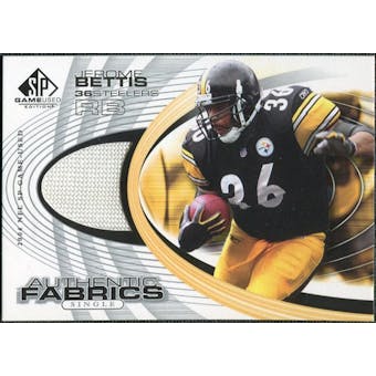 2004 Upper Deck SP Game Used Edition Authentic Fabric #AFJB Jerome Bettis