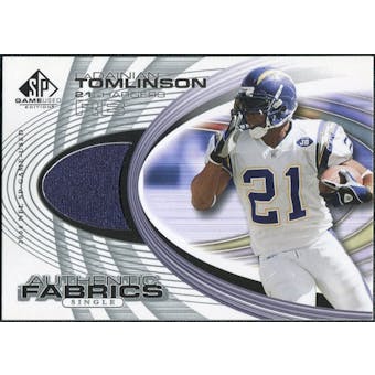 2004 Upper Deck SP Game Used Edition Authentic Fabric #AFLT LaDainian Tomlinson