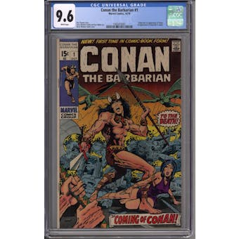 Conan the Barbarian #1 CGC 9.6 (W) *1565415001*